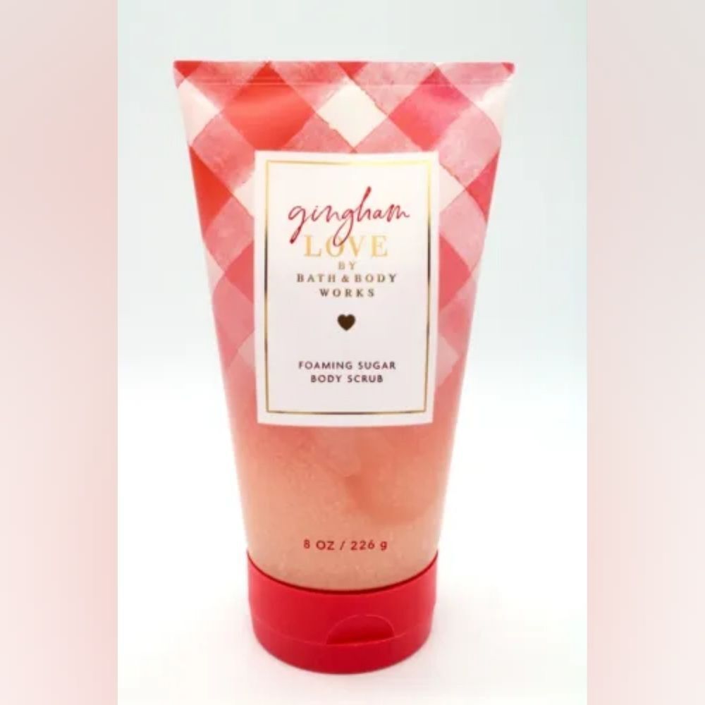 Bundle Bath & Body Works Gingham Love Foaming Sugar Body Scrub & Shower Gel